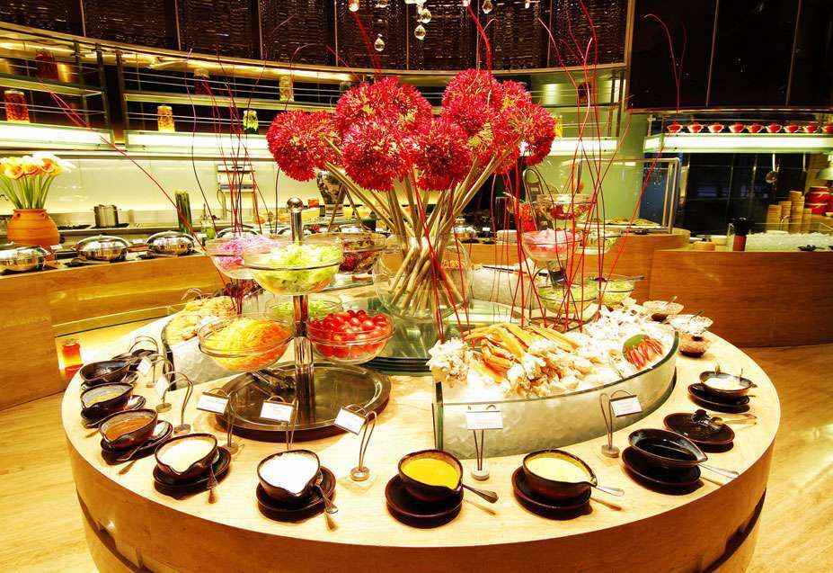 فندق شانغهايفي  ويندام جراند بلازا رويال أورينتال شنغهاي المطعم الصورة